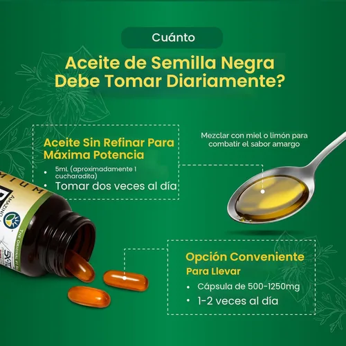 Miniatura 6 de Amazing Herbs Aceite Premium de Semilla Negra - Prensado en Frío Nigella Sativa Ayuda en la Salud Digestiva, Apoyo Inmunológico, Función Cerebral