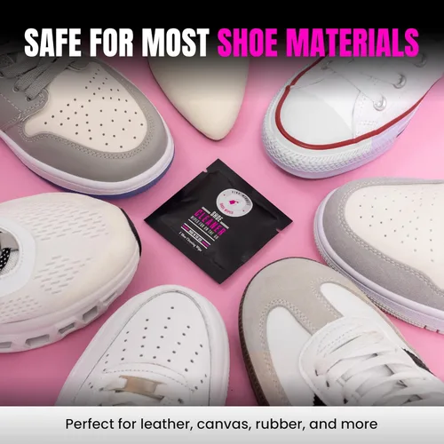 Miniatura 4 de Pink Miracle Limpiadores de zapatos toallitas rápidas para limpiar suciedad, rozaduras y mugre