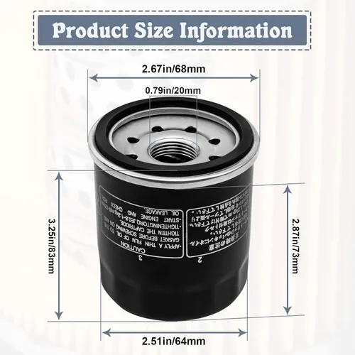 Miniatura 6 de 16097-0008 303 Filtro de aceite para Kawasaki Ninja 400 650 300 500 zx6r z650 Vulcan 900 1500 1700 2000 800 650 750 Versys 650 X300 1000 w800