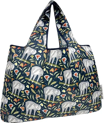 Miniatura 9 de allydrew Bolsas de comestibles reutilizables de nailon plegables grandes