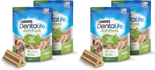 Miniatura 13 de DentaLife ActivFresh - Paquete de 2 masticables para perros pequeños, masticables dentales para refrescar el aliento, sabor a pollo, 13.5 onzas cada