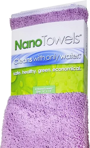 Nano Towels - El increíble paño ecológico que limpia prácticamente cualquier superficie con solo agua. No más toallas de papel ni productos químicos