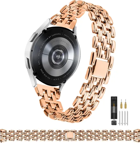 Miniatura 9 de JOYOZY Correas de metal compatibles con Samsung Galaxy Watch 7 1.575 in 1.732 in/FE 1.575 in 1.732 in/Galaxy Watch 6 1.575 in 1.732 in 1.693 in