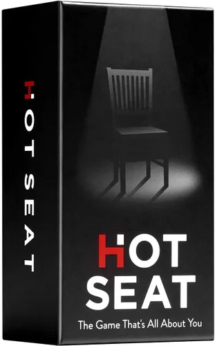 HOT SEAT Juego de Fiesta – El juego de cartas familiar que se trata de ti – para niños, adolescentes, estudiantes universitarios, adultos y familias