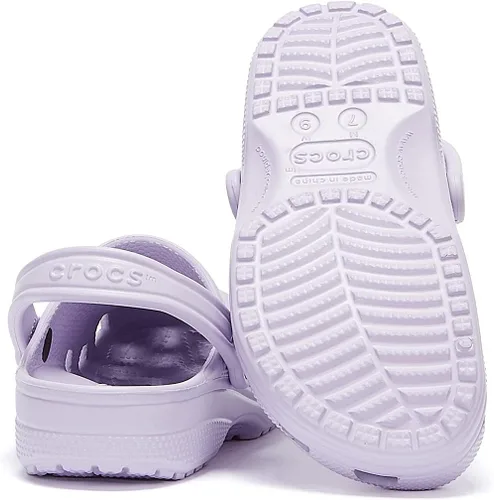 Miniatura 4 de Crocs Zueco clásico, lavanda, talla 10.0, Lavanda