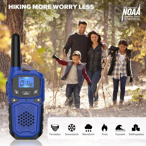 Miniatura 3 de Walkie Talkies para adultos, radio bidireccional de largo alcance WokTok para camping, senderismo, accesorios de senderismo, equipo de campamento
