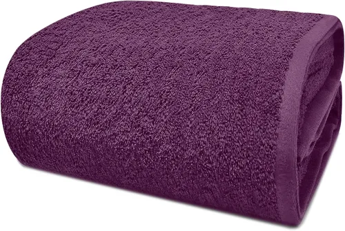 Miniatura 47 de DAN RIVER Paquete de 1 toalla de baño jumbo de 40 x 80 pulgadas, toallas de baño extragrandes de secado rápido para baño, toallas suaves y Verde