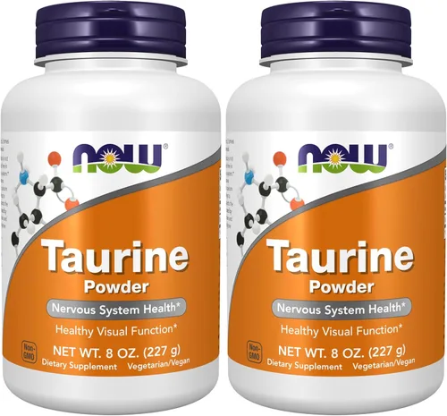 Miniatura 8 de NOW Foods Suplementos, polvo puro de taurina, salud del sistema nervioso*, aminoácidos, 8 onzas
