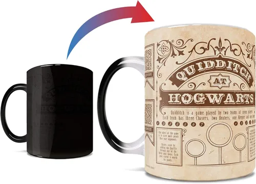Miniatura 4 de Morphing Mugs Harry Potter (Hogwarts) - Taza de cerámica, color negro