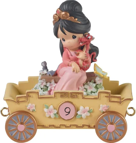 Miniatura 17 de Precious Moments Disney Showcase Collection 104405 figuras de resina "Now You're Three A Beauty You'll Always And Forever Be". Disney adornos de 3
