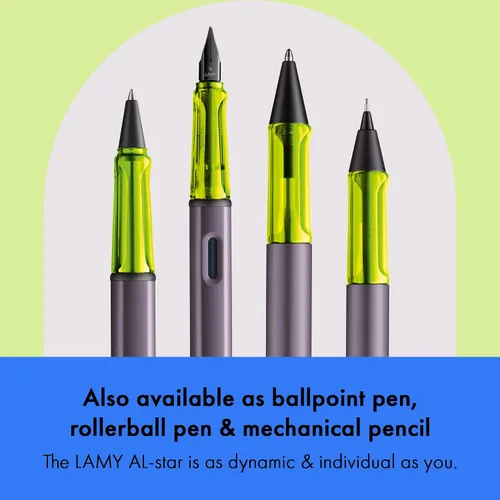 Miniatura 5 de LAMY AL-star aubergine - Pluma estilográfica con empuñadura ergonómica y plumín de acero pulido en tamaño M - cuerpo ligero de aluminio - incluye