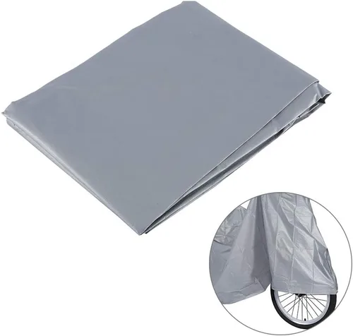 Miniatura 6 de Funda impermeable para motocicleta, impermeable para lluvia, a prueba de polvo, universal, impermeable, para exteriores, compatible con ciclomotor