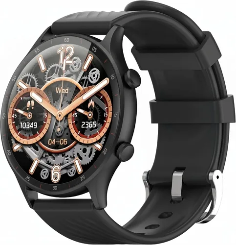 Miniatura 11 de WalkerFit Reloj inteligente para hombre, reloj de fitness redondo de 1.39 pulgadas, podómetro con monitor de frecuencia cardíaca, monitor de sueño
