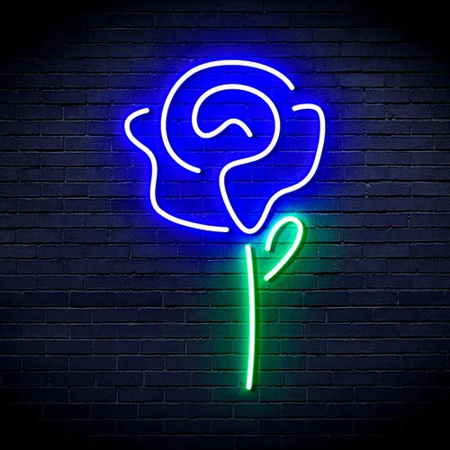 Miniatura 18 de ADVPRO Rose Flower Women Room Decor Flex Silicona LED Neon Sign Verde y Rosa st16s32-fnu0034-gk Verde & Rosa