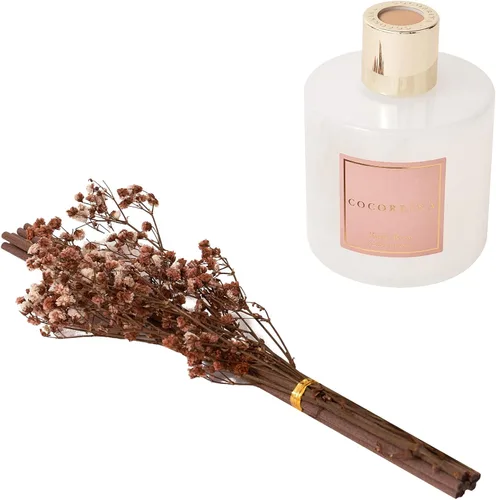 Miniatura 4 de Cocorrína Juego de difusor de varillas - Difusor perfumado de rosa satinada con varillas para el hogar, difusor de varillas para decoración