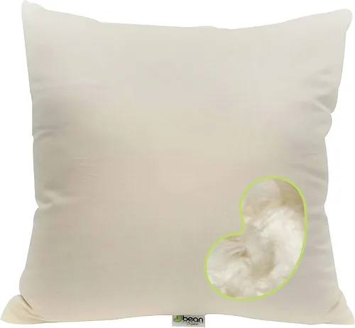 Miniatura 12 de Bean Products Kapok - Almohada de 12 x 20 pulgadas, algodón orgánico, vegano, de calidad premium, hecho en Estados Unidos, cojín para el suelo