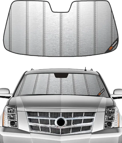 Parasol para parabrisas compatible con Chevy Silverado GMC Sierra 1500 2014-2018, 2500HD/3500HD 2015-2019, Silverado LD Sierra Limited 2019, se