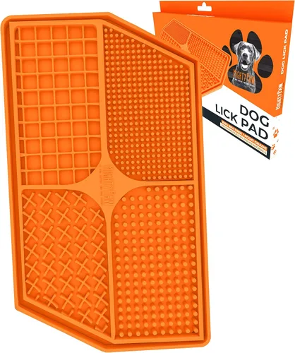 Miniatura 14 de Cuenco para lamer interactivo para perros Mighty Paw, de silicona libre de BPA, alivio de la ansiedad, apto para lavavajillas, 2 modos, 4 texturas