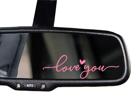 Miniatura 30 de 2 calcomanías de vinilo con el texto “Hello Gorgeous” para espejo retrovisor, amor propio, cuidado personal, para la ventana del auto y laptop