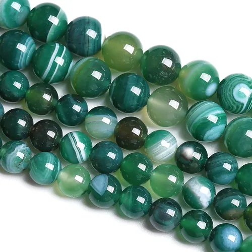 Miniatura 71 de 12MM 31 piezas de cuentas de cloisonné verdes, cuentas sueltas redondas para hacer joyas, pulseras DIY