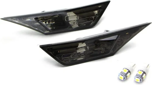 Miniatura 8 de (2) Luces iJDMTOY con señalización lateral clara JDM, izquierda o derecha, para Honda Civic Sedan/Coupe 2016, décima