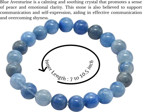 Miniatura 833 de Amazing Gemstone Crystal Bracelet for Women Men's Gifts - Protection Healing Crystal Bracelet - 8mm Gemstone Beaded Stretchable Bracelet Pulseras