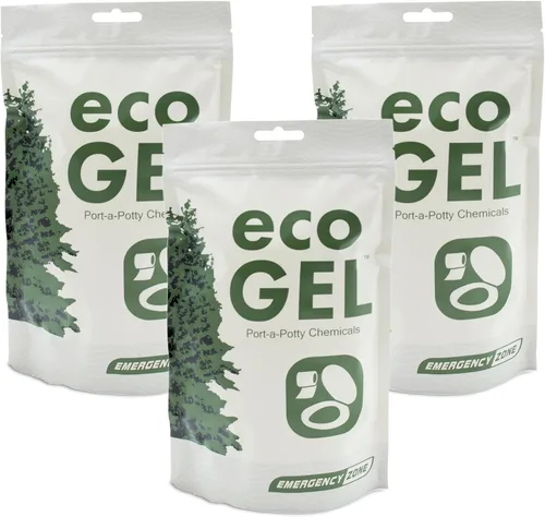 Miniatura 7 de Emergency Zone Eco Gel Port-a-Potty Chemicals - Polvo desodorizante y gelificante de residuos líquidos