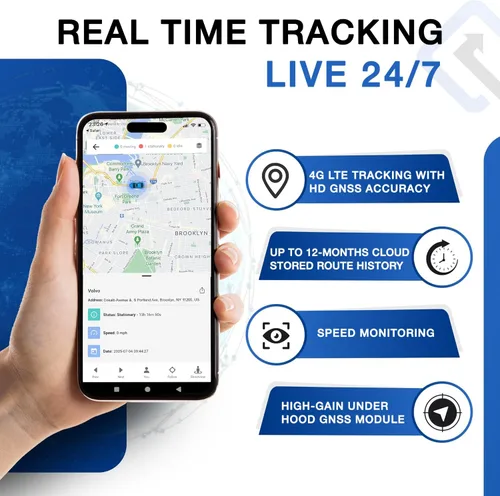 Miniatura 3 de Rastreador GPS REWIRE SECURITY DB2-4G para vehículos – Dispositivo de seguimiento de vehículos en tiempo real para coche, furgoneta, autocaravana