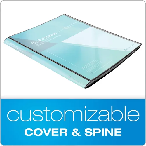 Miniatura 2 de Cardinal showfile Display Book con cubierta de Custom Pocket 85x 11inch Hoja Tamaño 12fundas negro 50132cb