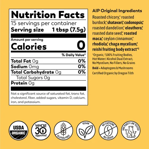Miniatura 3 de Rasa Original (versión de dieta AIP) – Alternativa de café de hongos adaptogénicos Hecho para dieta de protocolo autoinmune – Sin solanáceas Sin