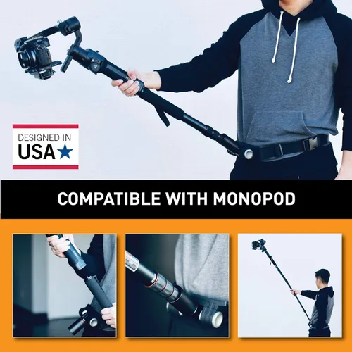 Miniatura 4 de Kamerar MogoCrane Kit de cinturón, soporte de peso para estabilizador de cardán de una sola mano, DJI Ronin-S, Zhiyun Crane 2, Crane Plus, Moza Air