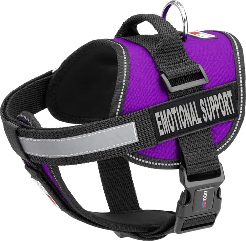 Miniatura 19 de Dogline Unimax - Arnés de chaleco multiusos Unimax para perros y 2 parches de soporte emocional extraíbles con respaldo de velcro