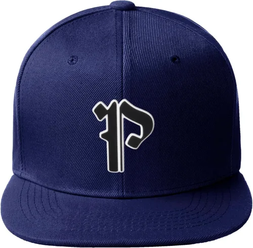 Miniatura 335 de Daxton Gorra clásica con visera de billete plano con letras del alfabeto inglés antiguo de la A a la Z