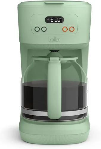 Miniatura 10 de bella Cafetera programable de 12 tazas, accesorios reutilizables aptos para lavavajillas, pantalla LCD de fácil uso, apagado automático, 900 vatios
