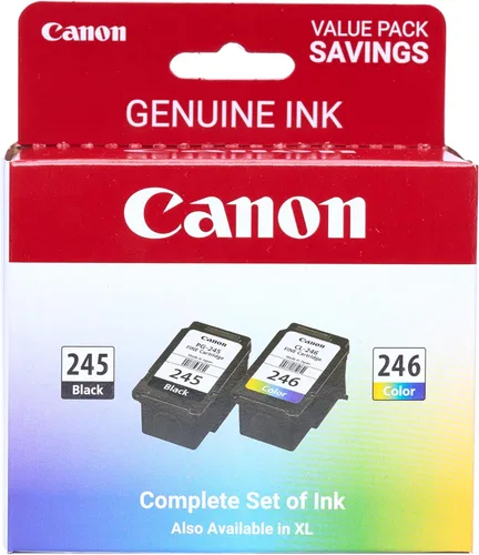Miniatura 3 de Canon Paquete económico de tinta original PG-245 / CL-246 (2 cartuchos), compatible con iP2820, MG2420/2924/2920/3020/2522/2525, MX492