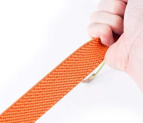 Miniatura 3 de Cuerda elástica plana, cuerda elástica de 60 pulgadas naranja resistente con ganchos