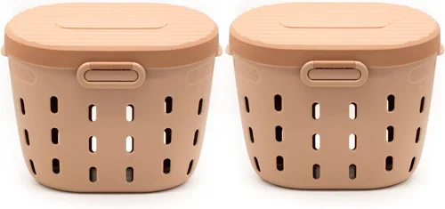Miniatura 7 de Vego Garden Compostador de lombrices para enterrar en el suelo, contenedor de compostaje para granjas al aire libre, sistema de compostaje libre