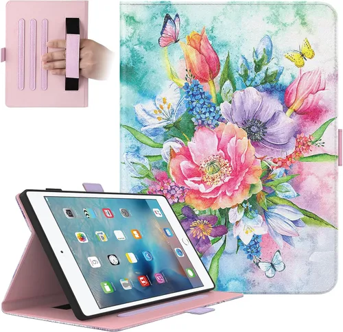 Miniatura 30 de Dteck Funda para iPad mini 5/4/3/2/1, elegante y ligera de cuero sintético tipo folio con cartera, funda inteligente