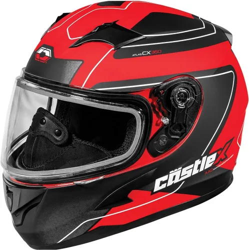 Miniatura 3 de Castle X Youth CX360 - Casco integral para nieve, color negro mate, talla pequeña