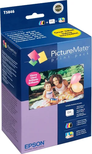 Miniatura 2 de PictureMate 200-Series papel fotográfico de 4 x 6, 150 unidades, negro/cian/magenta/amarillo Valor no encontrado