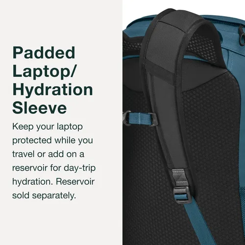 Miniatura 7 de Osprey Farpoint Fairview - Mochila de viaje unisex, color rojo circón