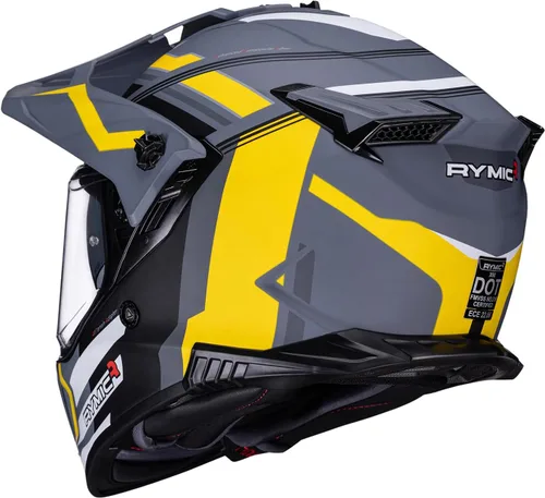Miniatura 3 de X60 - Casco deportivo doble, casco de motocicleta de aventura con visera solar integrada, cascos para motos de nieve todoterreno para adultos