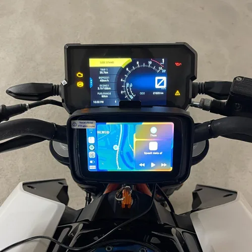 Miniatura 7 de xitomer Soporte GPS para DR-Z400SM 2007-2021 / V-Strom 1050 / XT/ADV 2020-2021 / NC750S 2014-2021, MT-125 14-21/ MT-15 16-21 / GSR600 06 -18