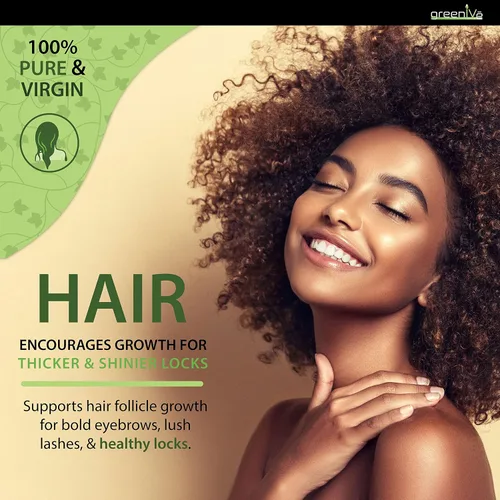 Miniatura 5 de GreenIVe Aceite de ricino negro jamaicano JBCO cultivado orgánicamente 100% puro, ideal para cabello y usos tópicos (16 onzas)