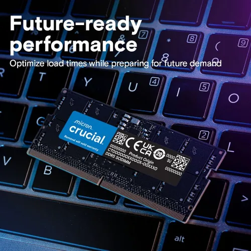Miniatura 5 de Crucial Memoria RAM DDR5 de 32 GB, 4800 MHz CL40 para laptop, compatible con procesadores Intel de 12ª generación y AMD, CT32G48C40S5