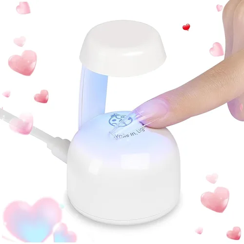 Beetles - Mini luz UV para uñas de gel, curado flash, innovador con sensor inteligente para un sistema de extensión fácil y rápido, luz LED UV