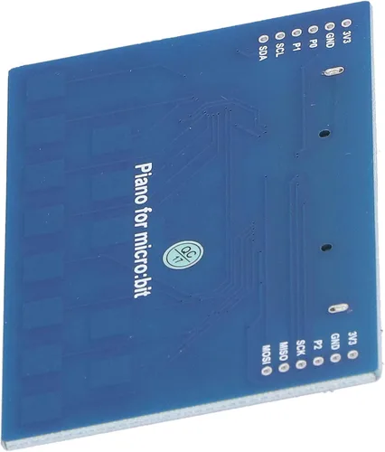 Miniatura 7 de Mini módulo de piano, mini módulo de piano para micro:bit, mini módulo de piano placa de expansión controlador táctil capacitivo TTP229 I2C interfaz