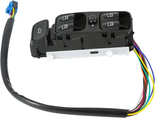 Miniatura 7 de Interruptor maestro de elevalunas eléctrico compatible con Mercedes Benz C240 C320 2003-2007 C230 2006 2007 C280 C350 02-04 C32 AMG 05-06 C55 AMG