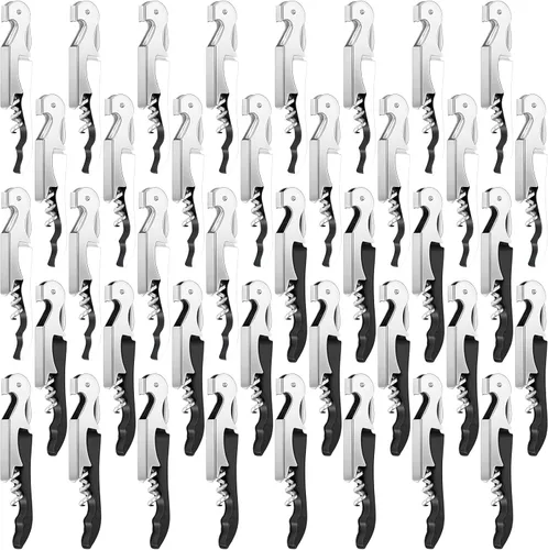 Honoson 40 piezas de sacacorchos para llaves de vino, sacacorchos, abridor de botellas de vino, sacacorchos de metal pesado para cerveza serrada,