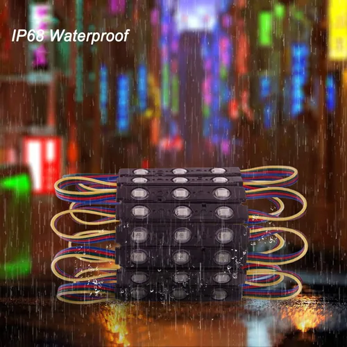 Miniatura 6 de Luces LED para ventana, luces LED para escaparate, impermeables, luces decorativas de negocios, 12 V, 5050, luces LED para publicidad, letreros LED